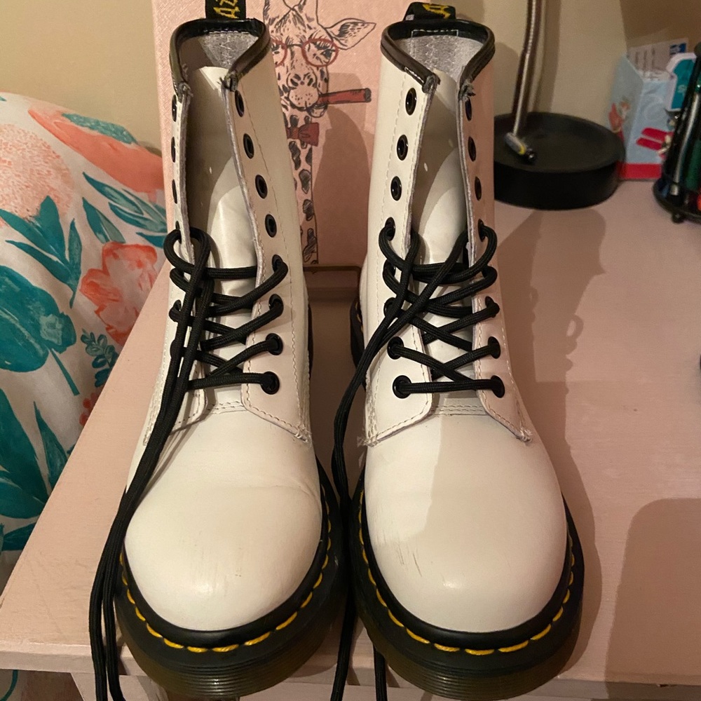 White doc martens